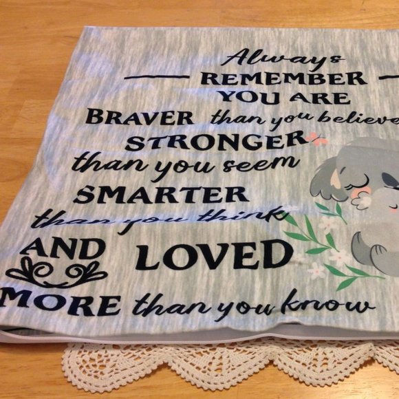 Inspiring message pillow cover - Picture 6 of 6